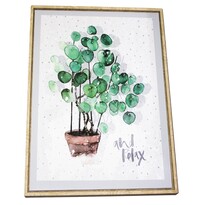 Tablou pe pânză înrămat Eucalyptus, 40 x 50 cm Tablou pe pânză înrămat Eucalyptus, 40 x 50 cm