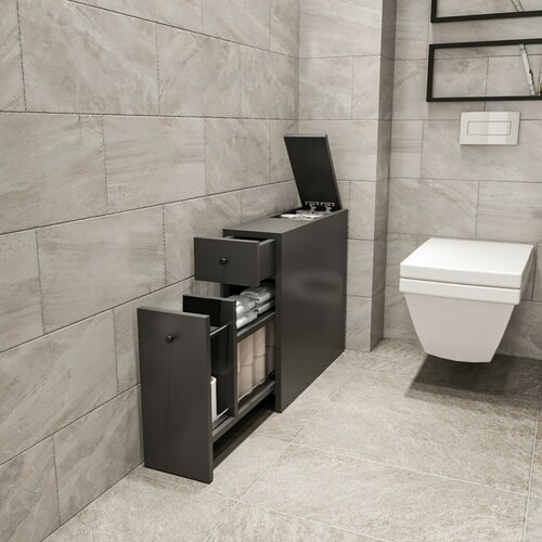 Dulap pentru baie Calencia Anthracite