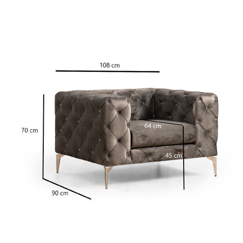 Sessel Como Anthracite