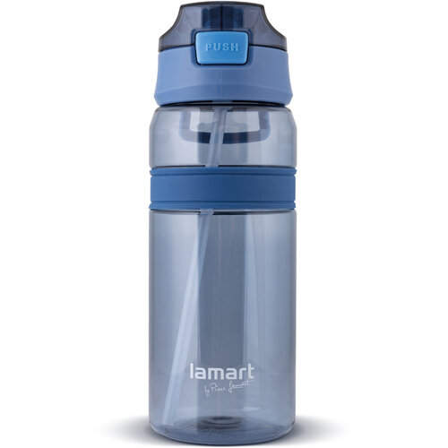 Lamart LT4058 športová fľaša Straw 0,7 l, modrá