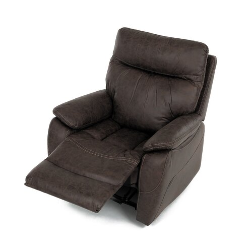 Fotel rozkładany 4092 BR3, vintage, brązowy