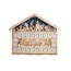 Calendar de Advent cu LED-uri Solight „Cabana de munte”, 10 LED-uri, 50 x 40 cm, 2 baterii AA