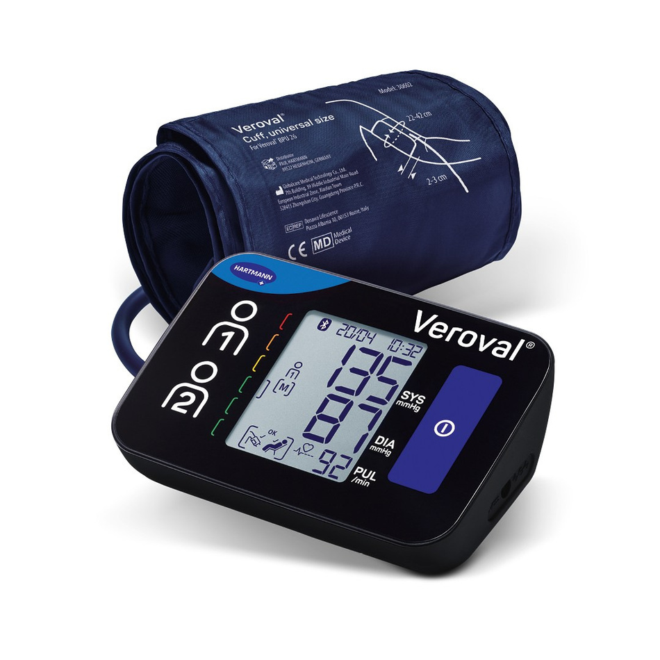 Hartmann Veroval nyomásmérő Compact Connect BPU26Compact Connect BPU26 adapterrel