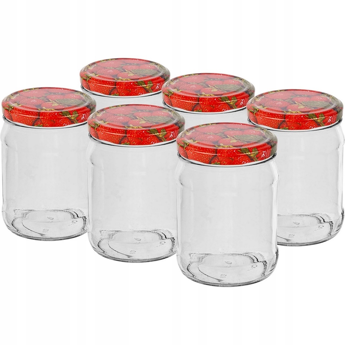 Browin 11252 zestaw słoików z pokrywką Twist 500 ml, 6 szt.