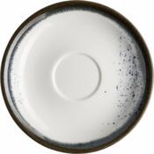 Spodek do espresso Mäser Pintar Białe niebieskiekropki 13 cm