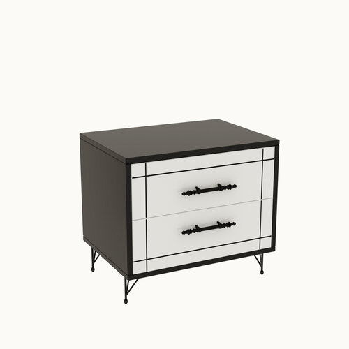 Nachttisch Night White