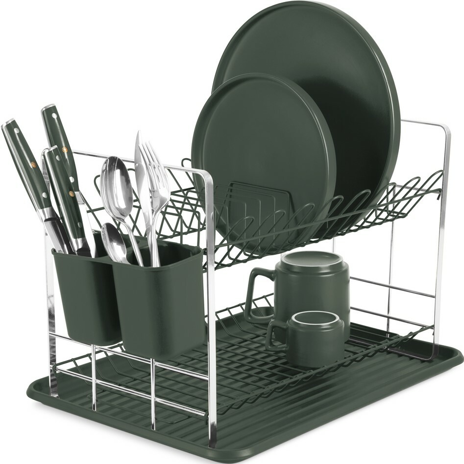 BerlingerHaus Odkvapkávač na riad Matte Green