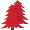 Orion Bestecktasche Baum Rot, 18 x 18 cm, 2-er