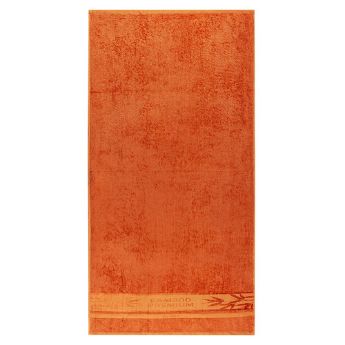 4Home Bamboo Premium törölköző és fürdőlepedő szett narancssárga, 70 x 140 cm, 50 x 100 cm