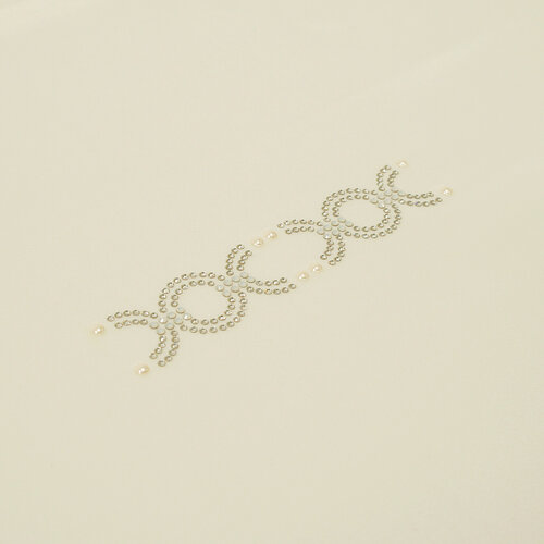 Pościel satynowa Swarovski champagne, 140 x 220 cm, 70 x 90 cm