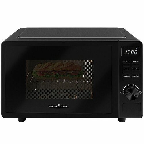 ProfiCook MWG 1278 mikrovlnná rúra s grilom, bezotočného taniera, 20 l