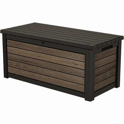 Keter Garten-Aufbewahrungsbox Deco 630 l, braun