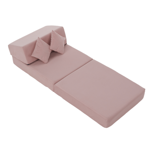 Scaun pliant/saltea PELOS, rozu
