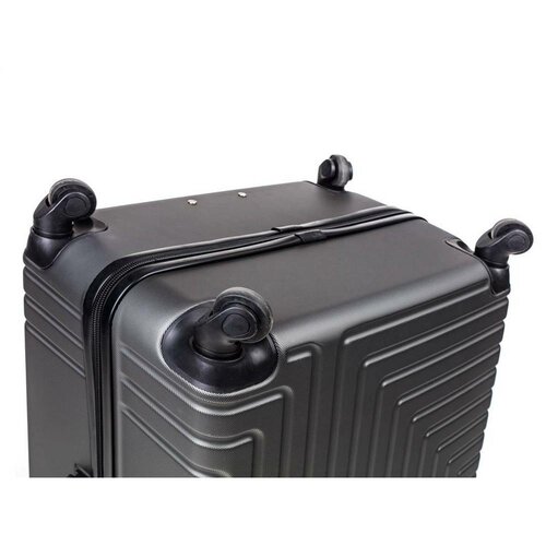 Pretty UP Cestovný škrupinový kufor ABS25 extra veľký, 78 x 52 x 32 cm, antracit