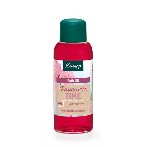 Obrázok Kneipp Favourite Time Cherry Blossom ošetrujúci olej do kúpeľa 100 ml