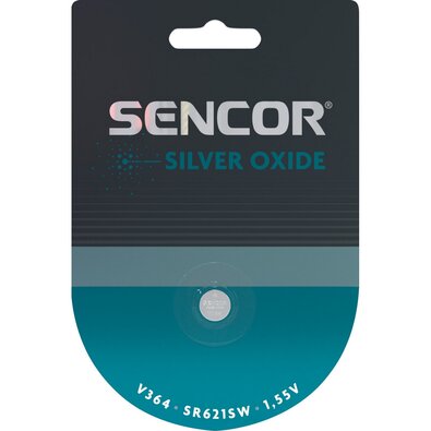 Sencor SBA V364/SR621SW striebornooxidová batéria