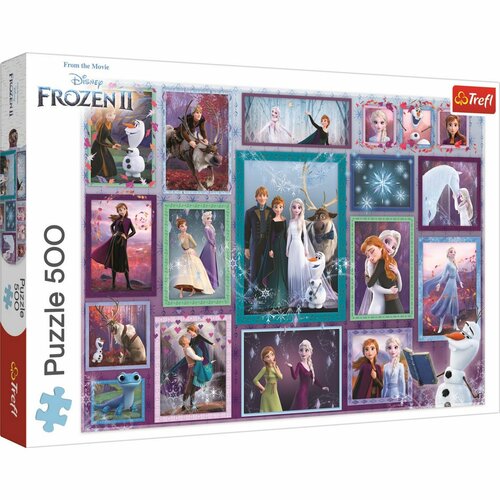 Trefl Puzzle Ledové království Kouzelná galerie, 500 dílků