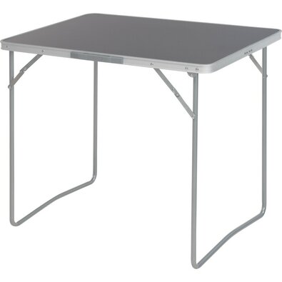 Aluminiowy stolik kempingowy, 80 x 60 x 69 cm,szary