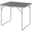 Aluminiowy stolik kempingowy, 80 x 60 x 69 cm,szary
