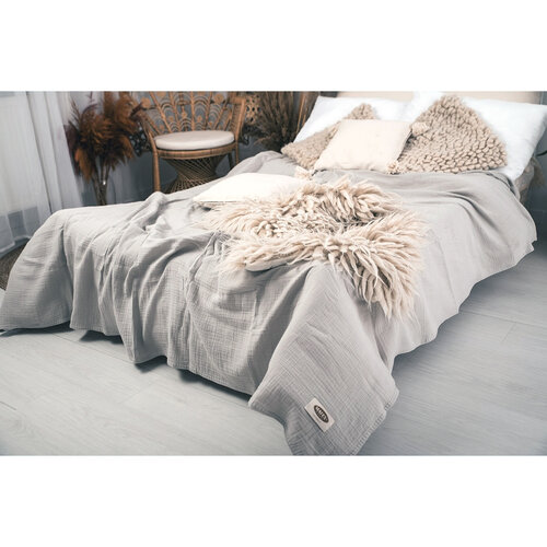 Matex Muslin pregrinjalo svetlo siva, 240 x 210 cm