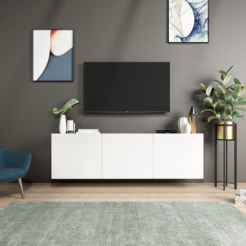 TV stolík Biely