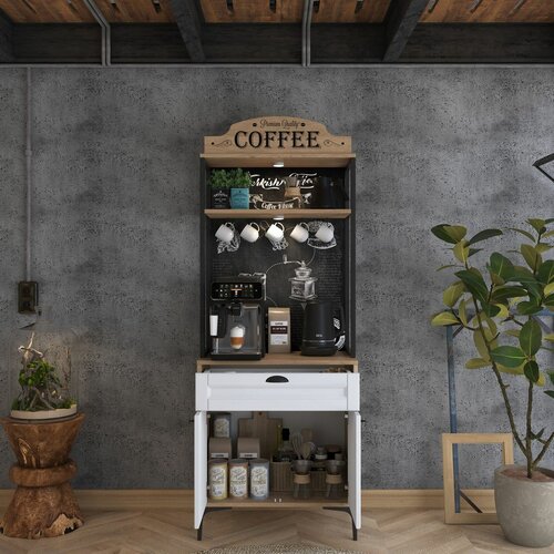 Schrank Jehy Walnut and White