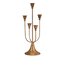 Металевий п'ятисвічник, золотий, 18 x 18 x 44 см