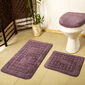 Sada kúpeľňových predložiek Pearl fialová, 80 x 50 cm, 50 x 40 cm