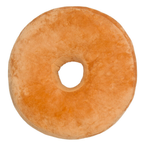 Tvarovaný polštářek Donut růžová, 34 cm