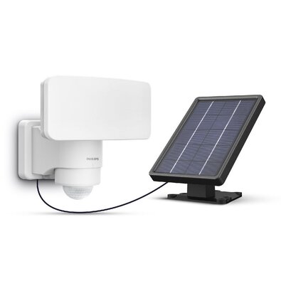 Philips Tylus UltraEfficient Security solar LEDreflektor, czujnik, biały, 6 W, 1000/50 lm, 3000 K