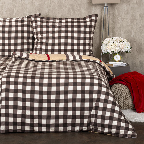 Lenjerie de pat din flanelă 4Home Cub, 140 x 200 cm, 70 x 90 cm