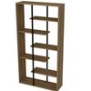 Knihovna Presto Black and Walnut