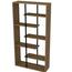 Knihovna Presto Black and Walnut
