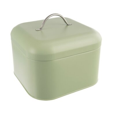 Orion Cutie pentru pâine din tablă Greenish, 20 x20 x 17 cm