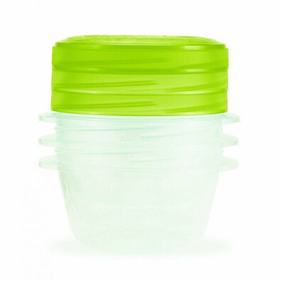 Curver 3-delni set posod TAKE AWAY 0,5 l, zelena