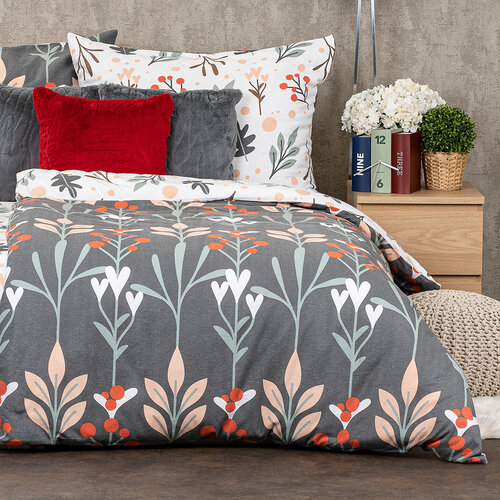 Lenjerie de pat din flanel 4Home Winter nature,220 x 200 cm, 2 buc. 70 x 90 cm