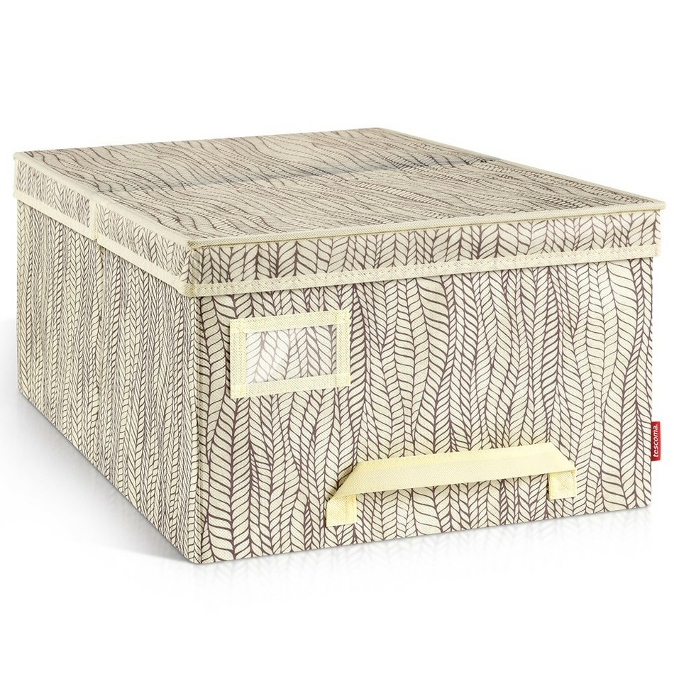 Tescoma Fancy Home ruhásdoboz, 40 x 52 x 25 cm, natúr, természetes