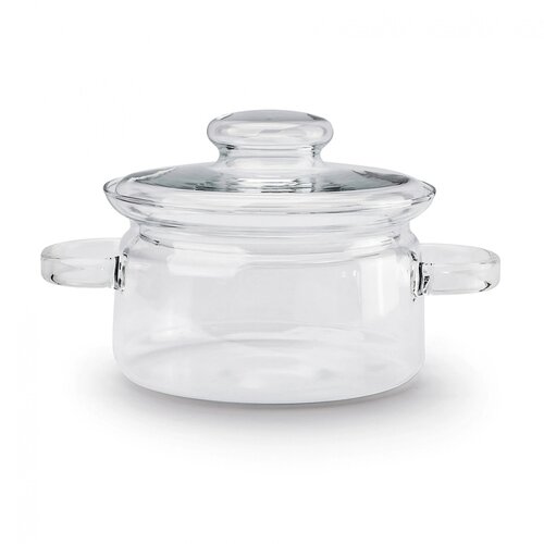 Oală de sticlă cu capac Simax 6063 Nyko 1,5 l