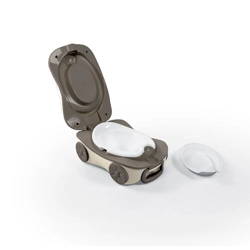 Dolu Дитячий нічний горщик дорожній, переносний, бежевий, 18,5 x 35,5 x 23 см