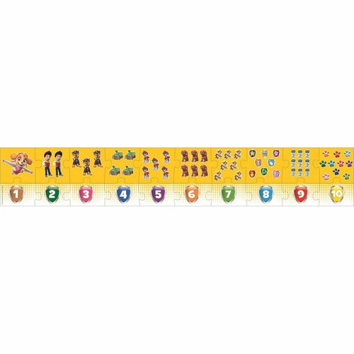 Trefl Oktatási puzzle Számok Mancs őrjárat , 20 db