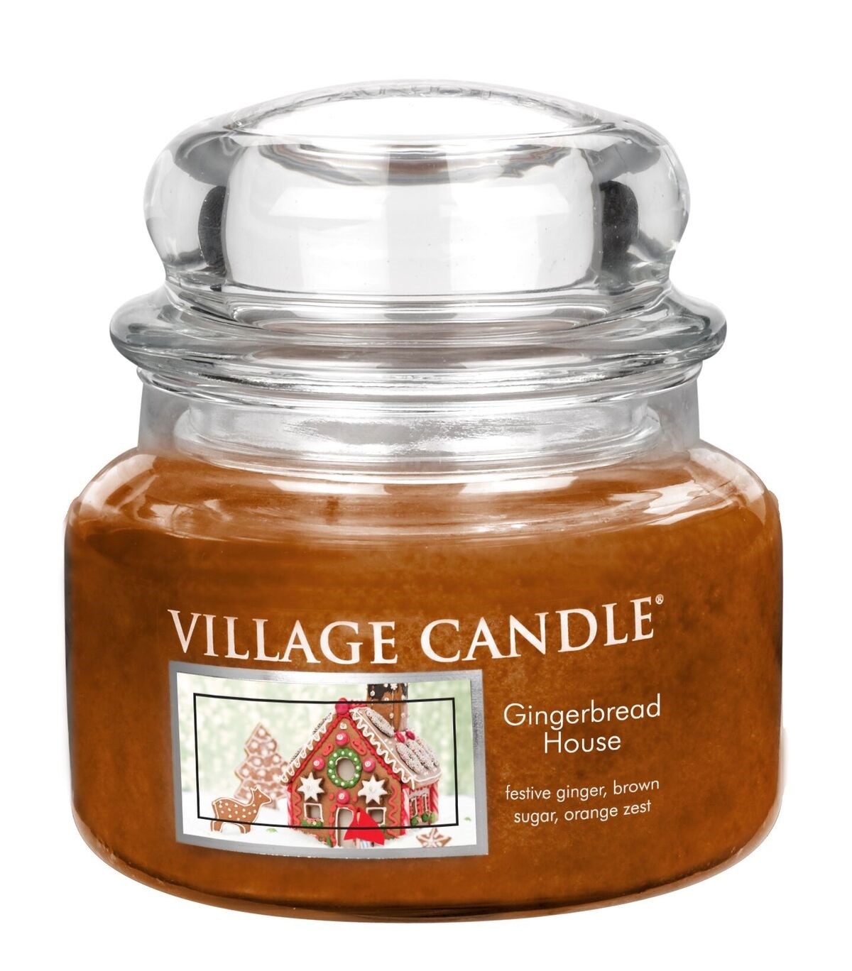 Village Candle Vonná svíčka ve skle, Perníková chaloupka - Gingerbread House, 269 g, 269 g