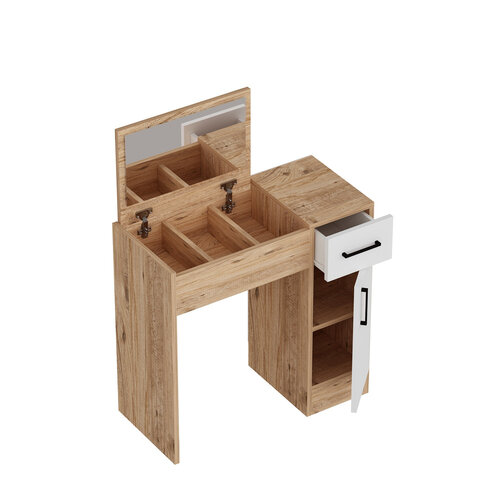 Kozmetický stolík Inci White