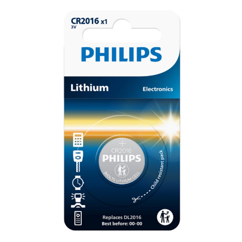 Philips Baterie CR2016 3 V, buton de litiu