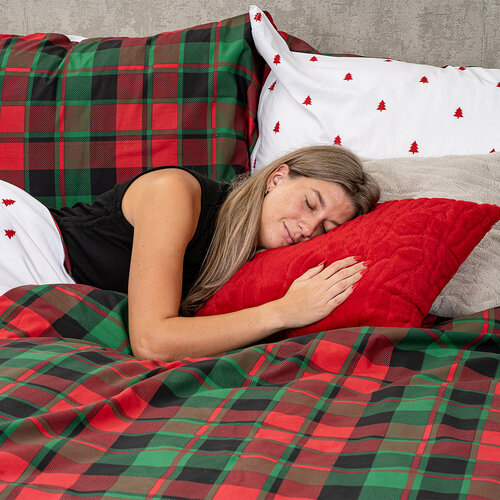 4Home Lenjerie de pat din bumbac Scotch winter,140 x 220 cm, 70 x 90 cm