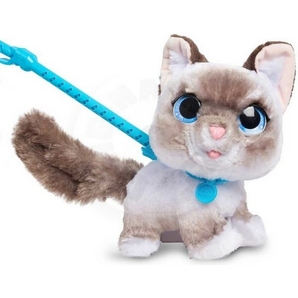 FurReal Wag-A-Lot Kitty, interaktív, fehér/szürke akciós termékkép 1