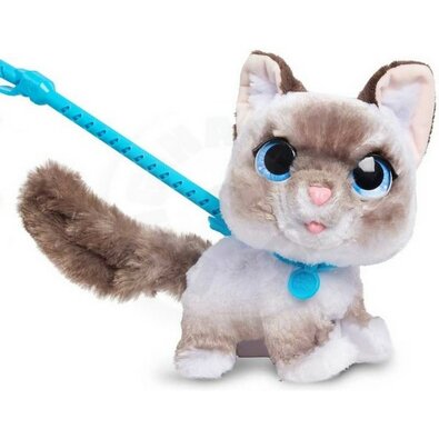 FurReal Wag-A-Lot Kitty, interactiv, alb/gri