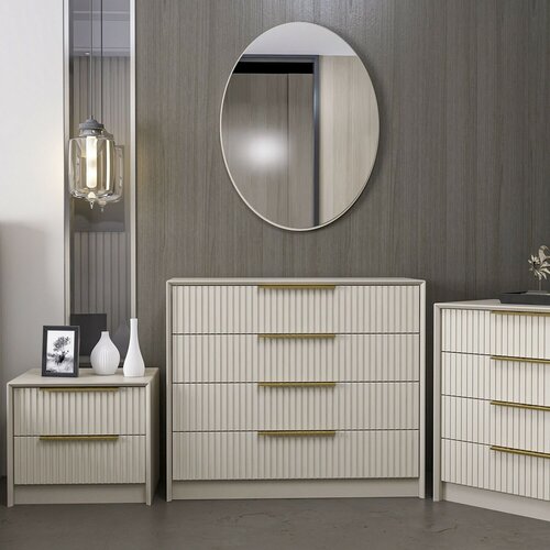 Komoda se zrcadlem Kale Beige