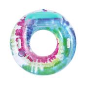 Scaun gonflabil Bestway cu mânere Tie Dye, 118x 117 cm