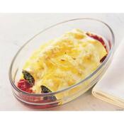 Pyrex Vas de sticlă pentru cuptor oval 2,2 l, 30 x21 x 6 cm