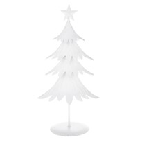 Kovová dekorace Vánoční strom, 5,5 x 31 x 10 cm
